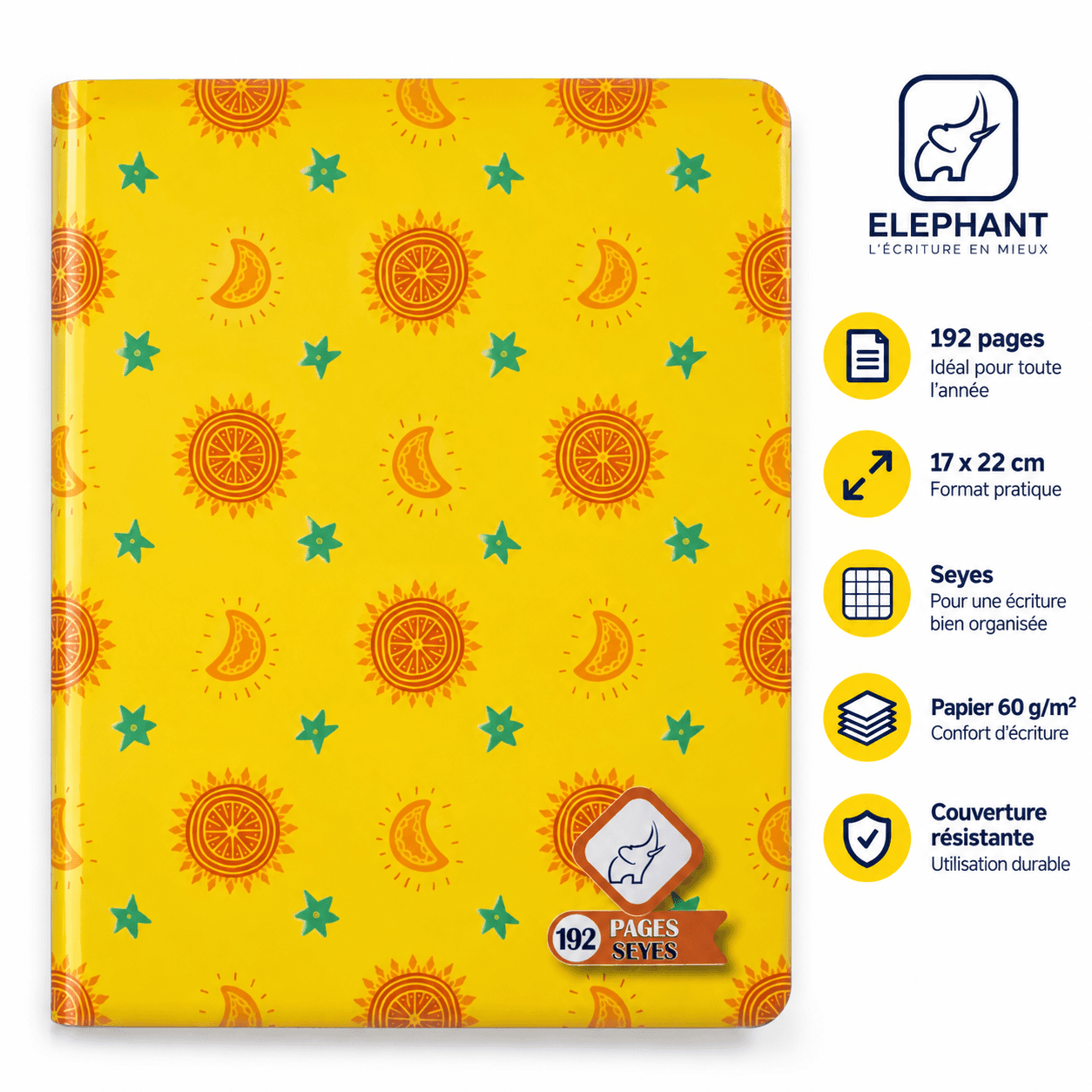 دفتر سييس 17×22 — 192 صفحة